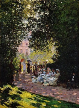  Arc Oil Painting - The Parc Monceau Claude Monet